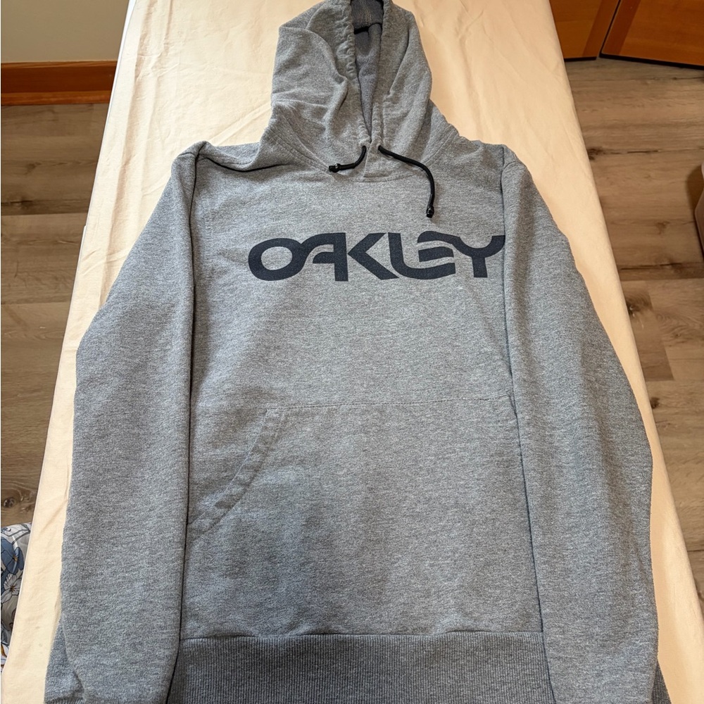 Oakley classic Grey & Black logo Hoodie